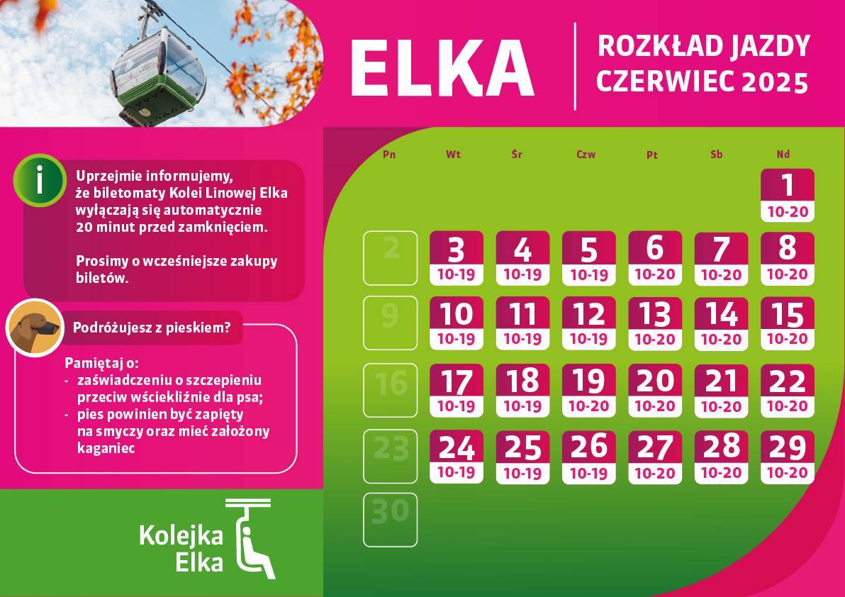 rozklad czerwiec